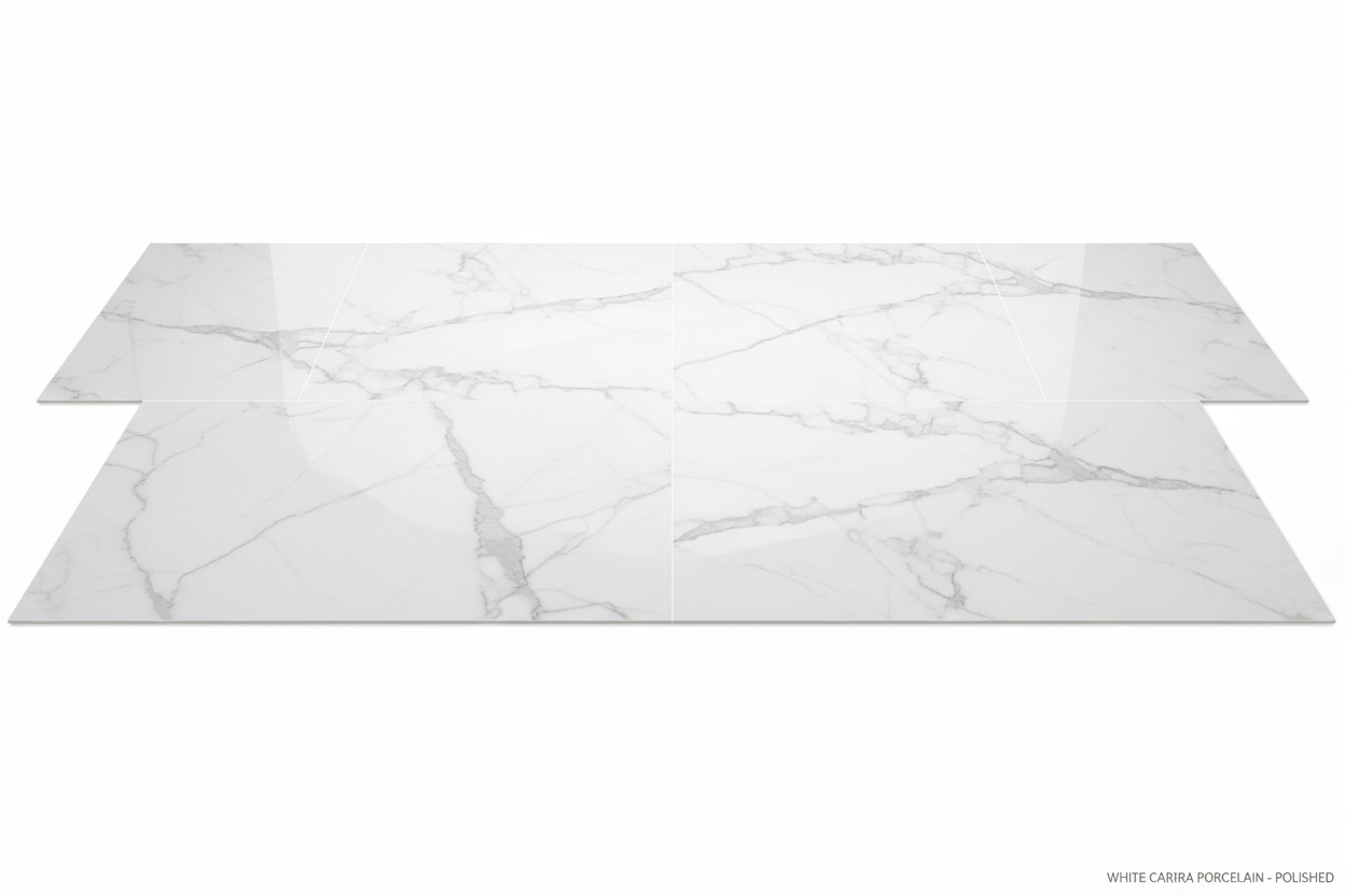 Tile - White Carrara